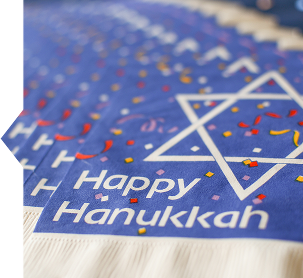 logo printed napkins