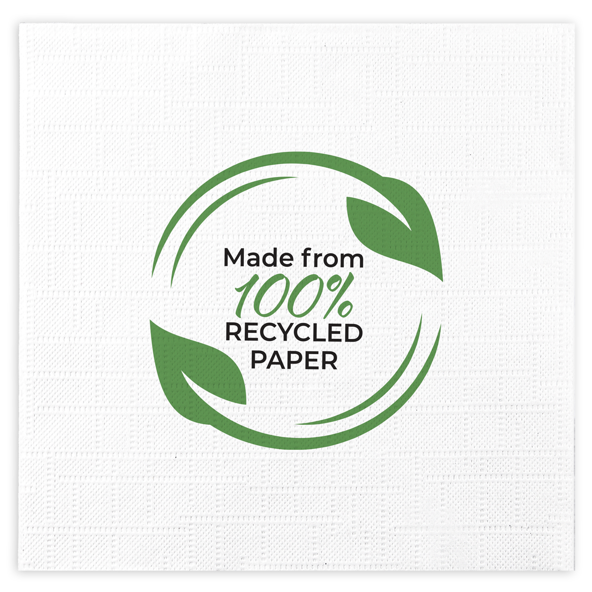 100% recycled paper cocktail napkins from B.E. Green