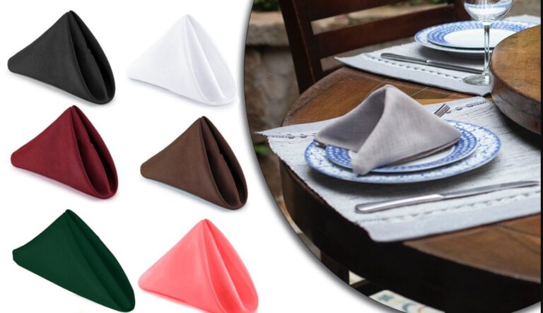Paper Napkin Portioning Sizes
