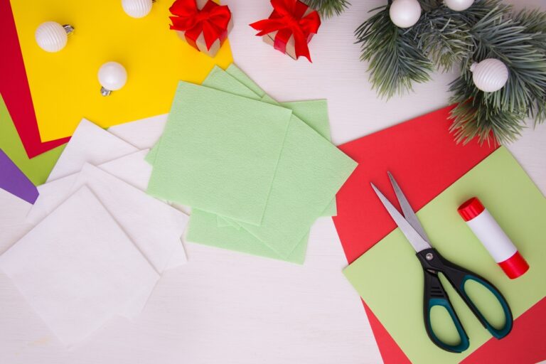 Christmas Paper Napkins for Kids Tables